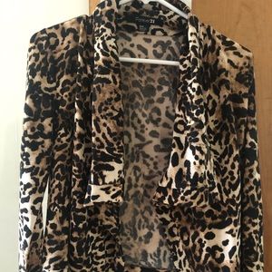Leopard cardigan